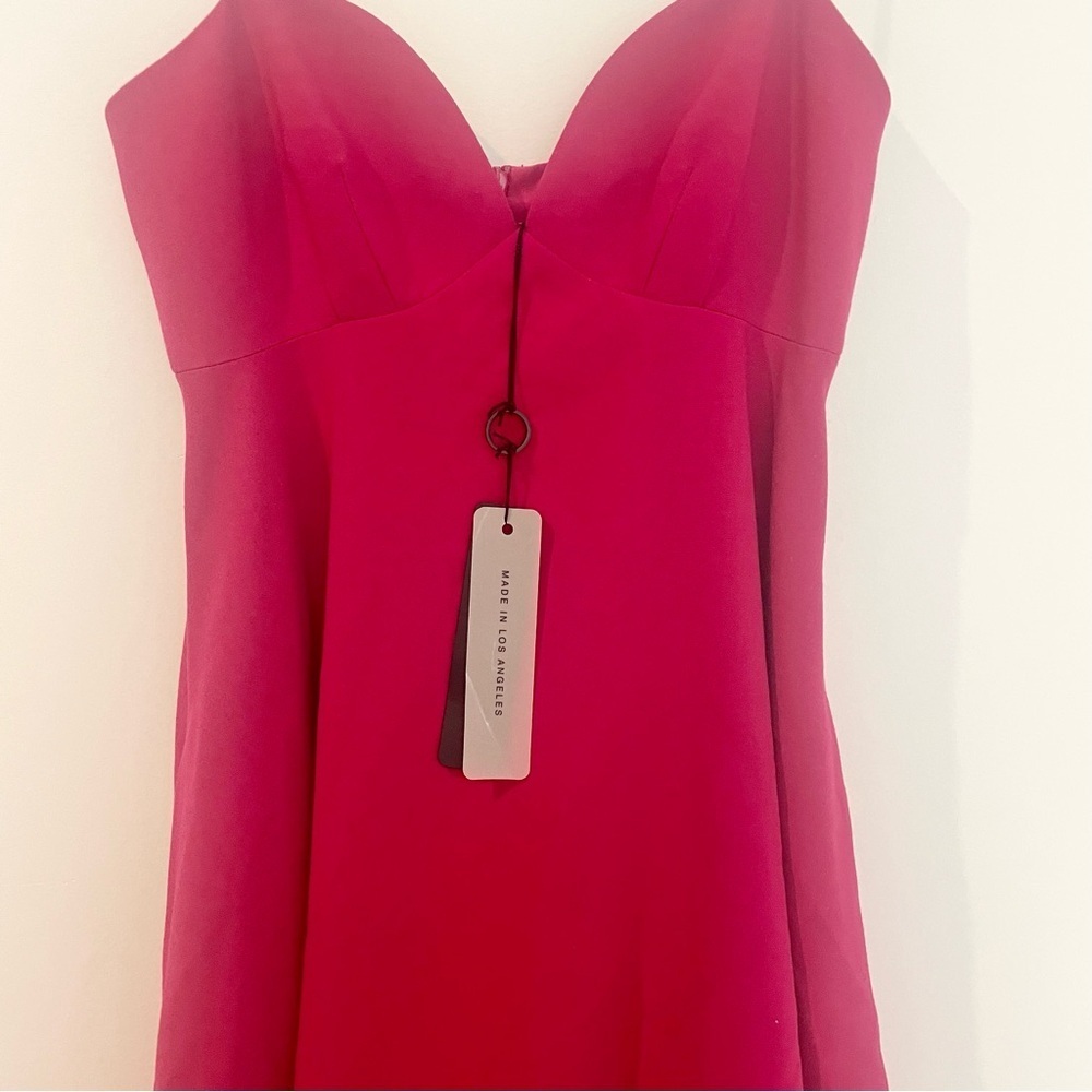 NWT Black Halo McAdam Dress Hot Pink With‎ Pockets New - Picture 5 of 12